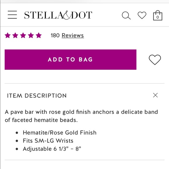 Stella and Dot Tribute bracelet - Picture 7 of 7